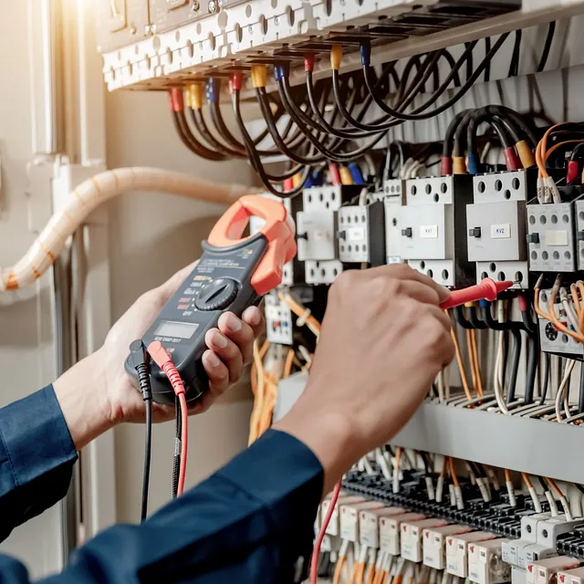 Elektrotechniker prüft Sicherungskasten – Elektroservice in Geesthacht und Umgebung